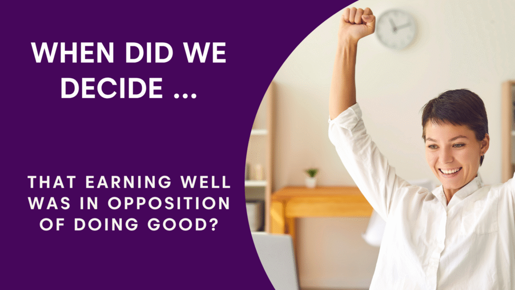 A branded graphic from The Lever. The main text reads 'Purpose and Profit' followed by the quote, 'They aren't in conflict. They're in partnership.'