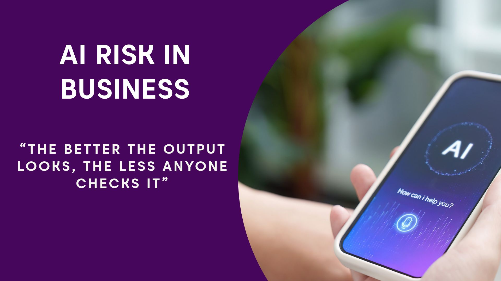 AI risk in business